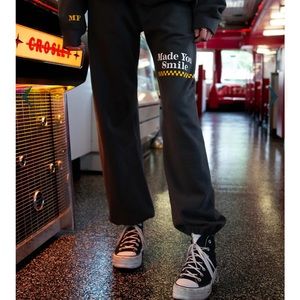 Mayfair Group Made You Smile Sweatpants in Charcoal Sz S/M - New never worn
